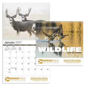 Wildlife Wall Calendar - Spiral